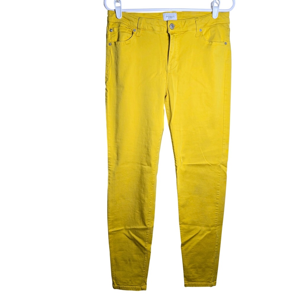Celebrity Pink Jayden Skinny Yellow Jeans‎ Women's Size 11/30